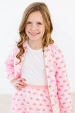 Pink Rainbow Sequin Jacket - Aaria Tees Aaria Tees