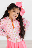 Pink Rainbow Sequin Jacket - Aaria Tees Aaria Tees