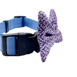 Pink & Blue Dog Bow Tie Aaria Tees