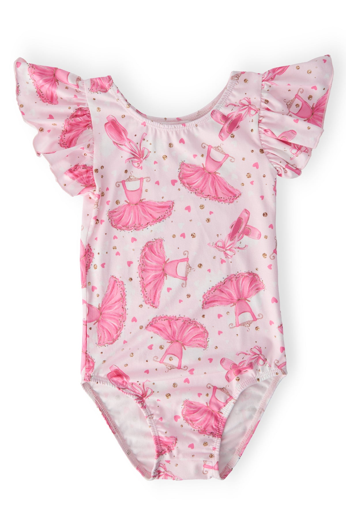 Pirouette S/S Flutter Sleeve Leotard - Aaria Tees