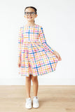 Plaid About You L/S Pocket Twirl Dress - Aaria Tees Aaria Tees