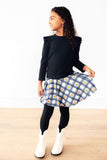 Plaid Pumpkins Twirl Skegging - Aaria Tees Aaria Tees