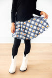 Plaid Pumpkins Twirl Skegging - Aaria Tees Aaria Tees