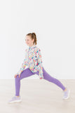 SALE Playful Purple Active Legging - Aaria Tees Aaria Tees