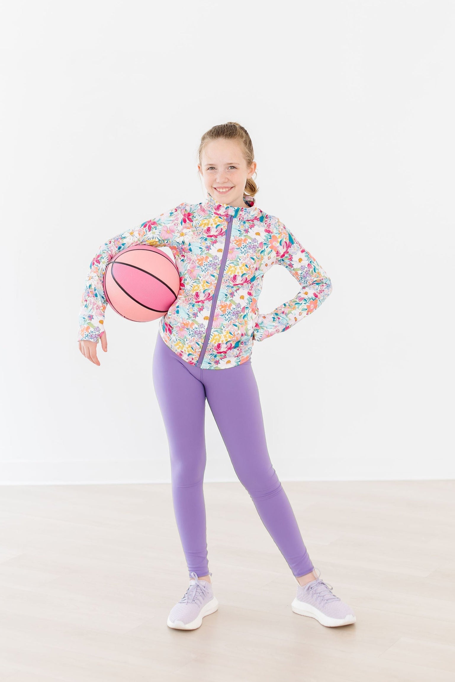 SALE Playful Purple Active Legging - Aaria Tees Aaria Tees