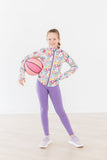 SALE Playful Purple Active Legging - Aaria Tees Aaria Tees