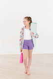 SALE Playful Purple Active Shorty Shorts - Aaria Tees Aaria Tees
