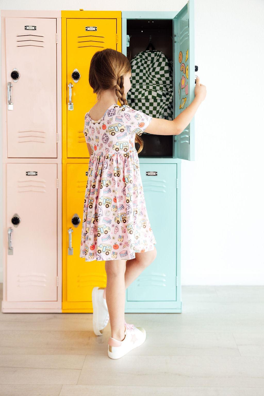 Playground Princess S/S Pocket Twirl Dress - Aaria Tees Aaria Tees