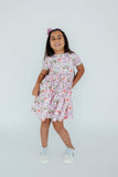Playground Princess S/S Pocket Twirl Dress - Aaria Tees Aaria Tees