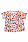 Playground Princess S/S Ruffle Pocket Tee - Aaria Tees Aaria Tees