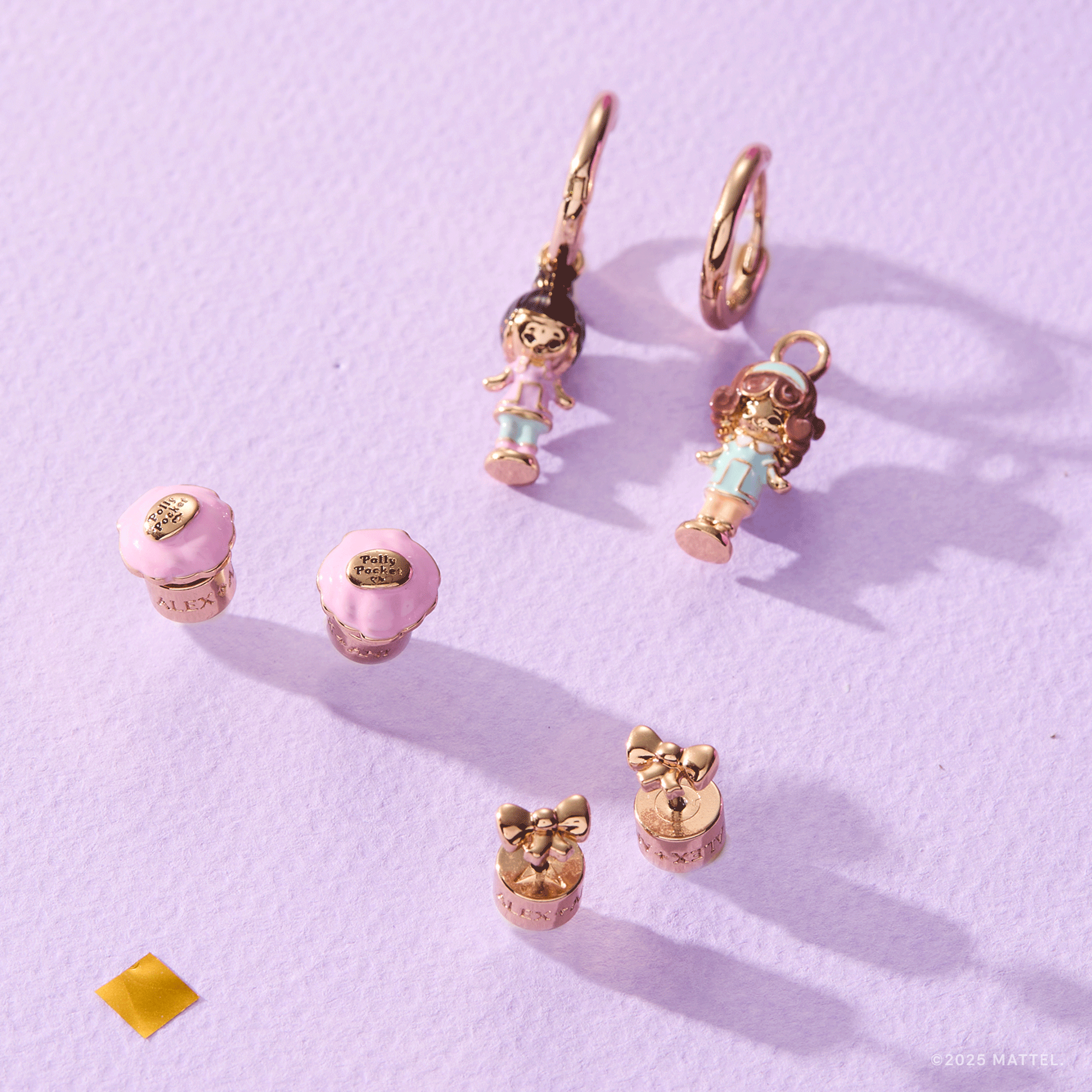 Polly Pocket™ Earring Set of 3 - Aaria Tees Aaria Tees