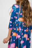 Poppies 3/4 Sleeve Pocket Twirl Dress - Aaria Tees Aaria Tees