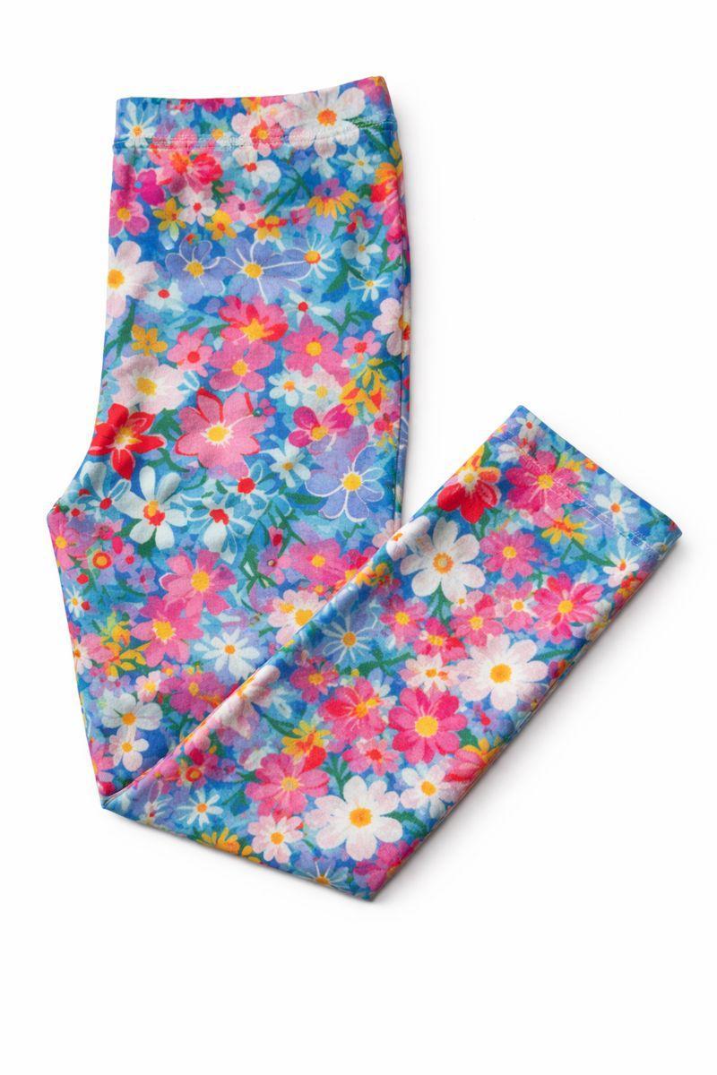 Preppy Floral Leggings - Aaria Tees Aaria Tees