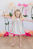 Preppy Petals Pom Pom Dress - Aaria Tees Aaria Tees