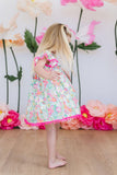 Preppy Petals Pom Pom Dress - Aaria Tees Aaria Tees