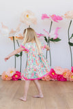 Preppy Petals Pom Pom Dress - Aaria Tees Aaria Tees