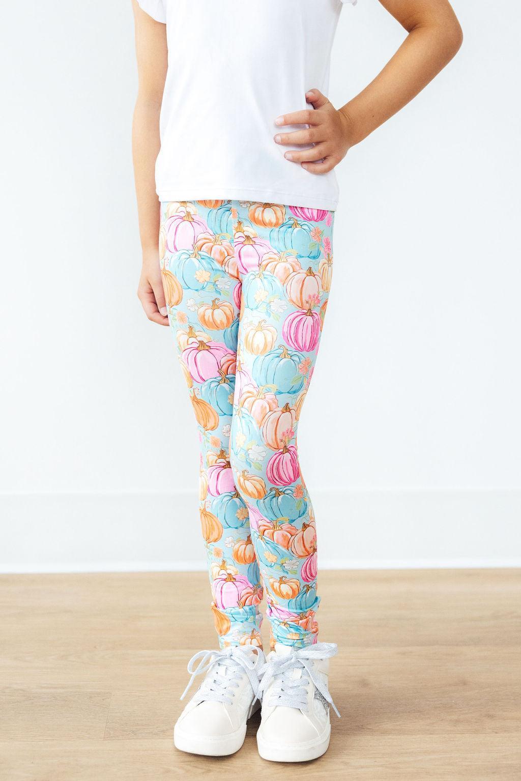 Preppy Pumpkins Leggings - Aaria Tees Aaria Tees