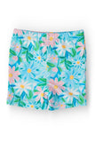 Preppy Daisies Twirl Shorts Aaria Tees