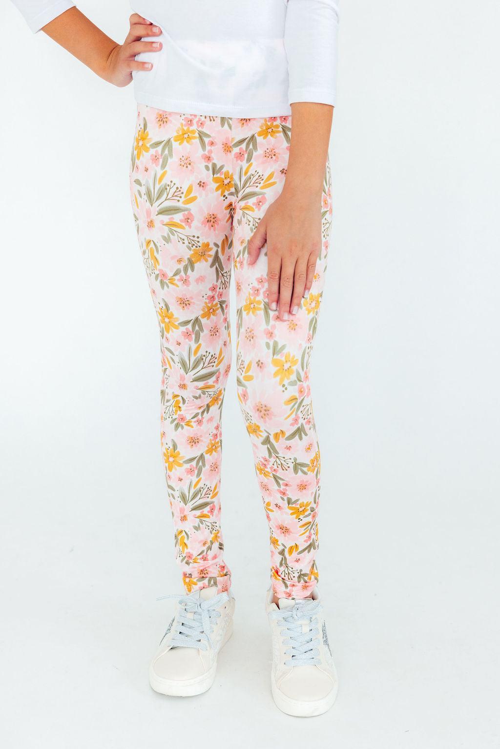 Pretty Peachy Leggings - Aaria Tees Aaria Tees