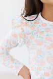 Pretty Pumpkins L/S Ruffle Tee - Aaria Tees Aaria Tees