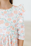 Pretty Pumpkins Ruffle Twirl Dress - Aaria Tees Aaria Tees
