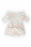 Pretty Pumpkins Twirl Flutter Bodysuit - Aaria Tees Aaria Tees