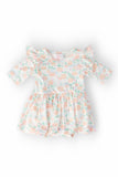Pretty Pumpkins Twirl Flutter Bodysuit - Aaria Tees Aaria Tees