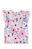 Pretty in Purple S/S Ruffle Tee - Aaria Tees Aaria Tees