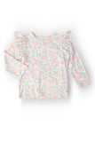 Pretty Pumpkins L/S Ruffle Tee - Aaria Tees Aaria Tees