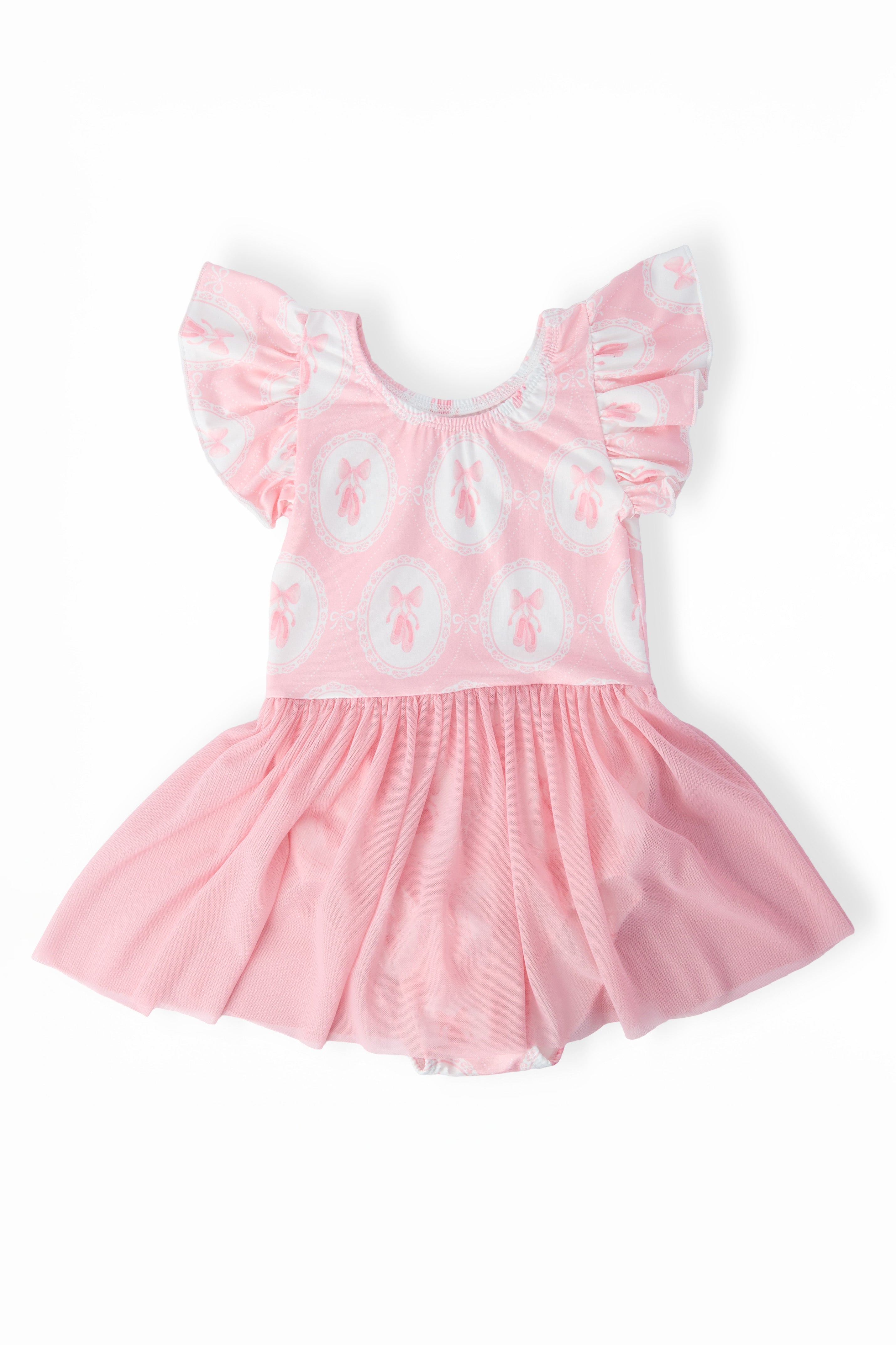 Prima Ballerina S/S Twirl Leotard - Aaria Tees Aaria Tees