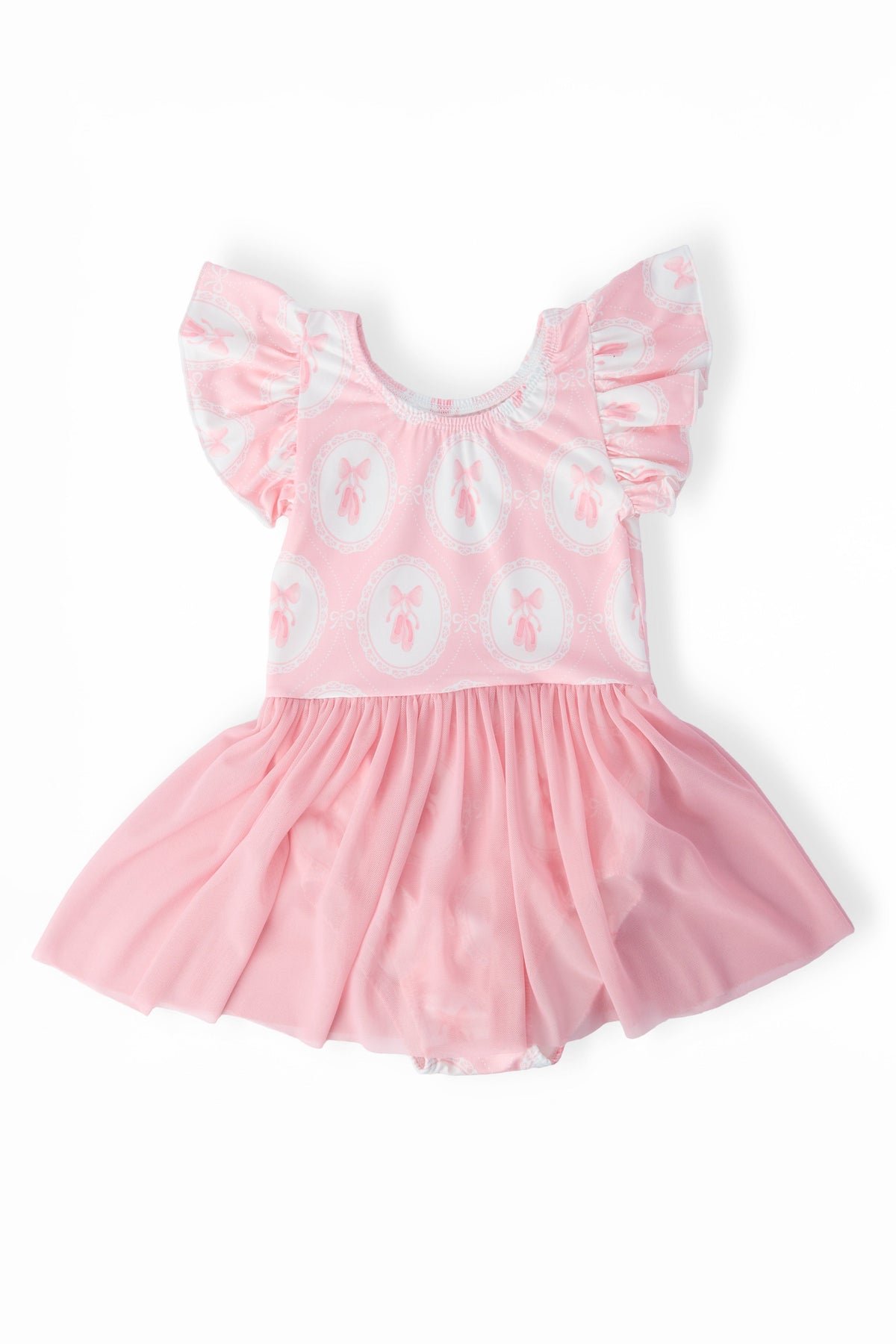 Prima Ballerina S/S Twirl Leotard - Aaria Tees