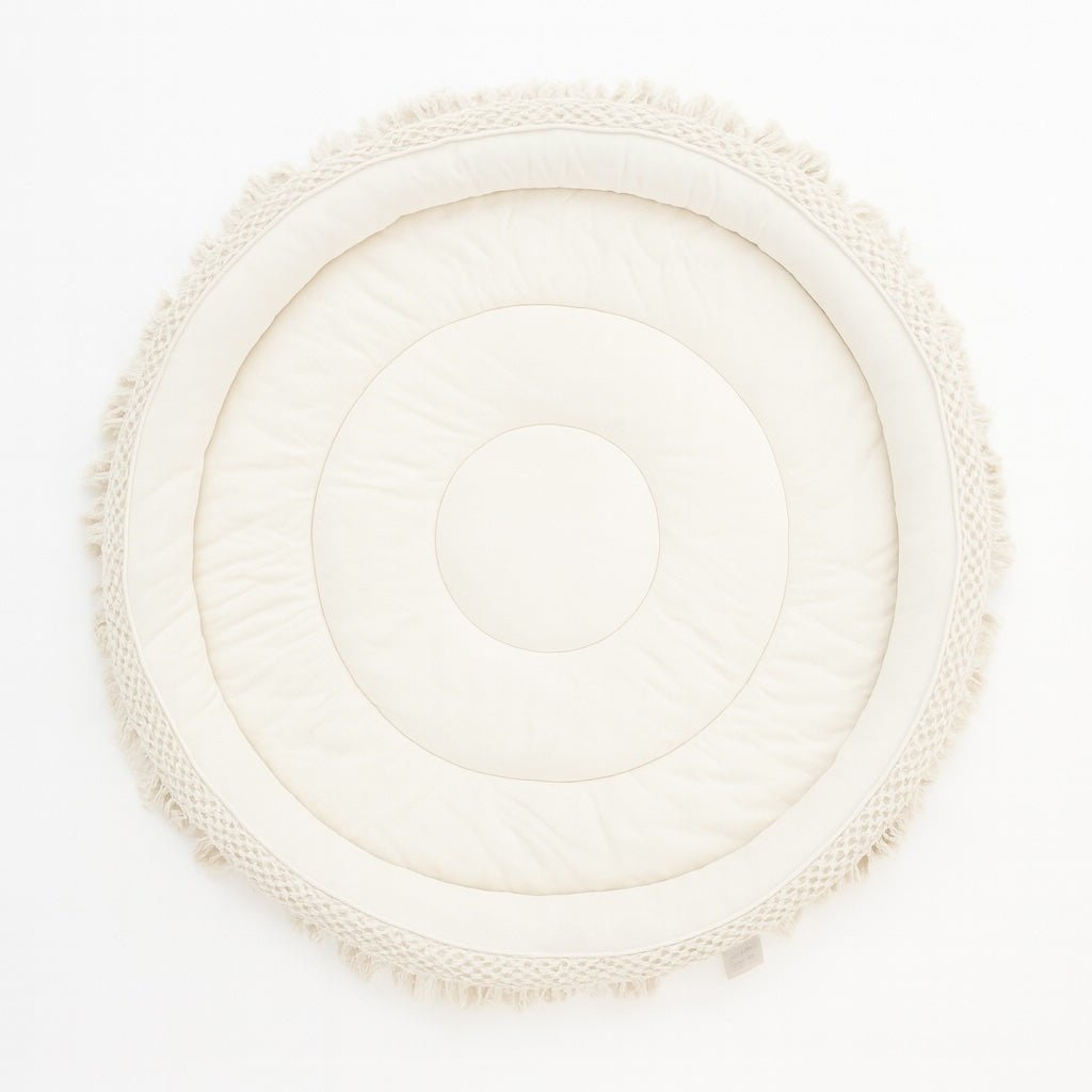 Macrame Round Play Mat - Aaria Tees Aaria Tees