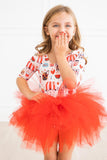 SALE Puppy Love 3/4 Sleeve Tutu Leotard - Aaria Tees Aaria Tees