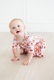 Puppy Love 3/4 Sleeve Twirl Bodysuit - Aaria Tees Aaria Tees