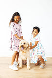 Puppy Pals S/S Pocket Twirl Dress - Aaria Tees Aaria Tees