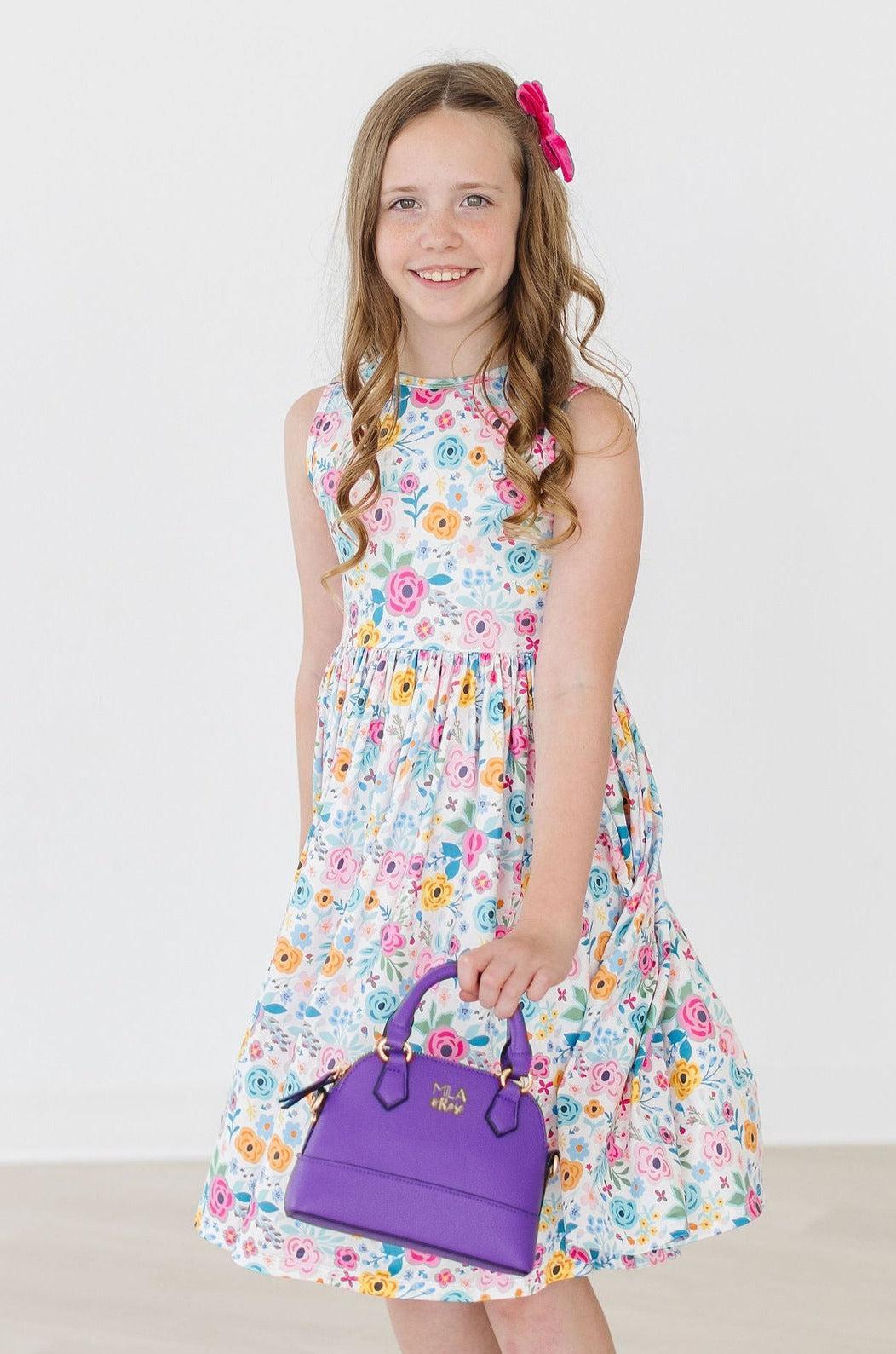 Purple Girl's Crossbody Purse - Aaria Tees Aaria Tees