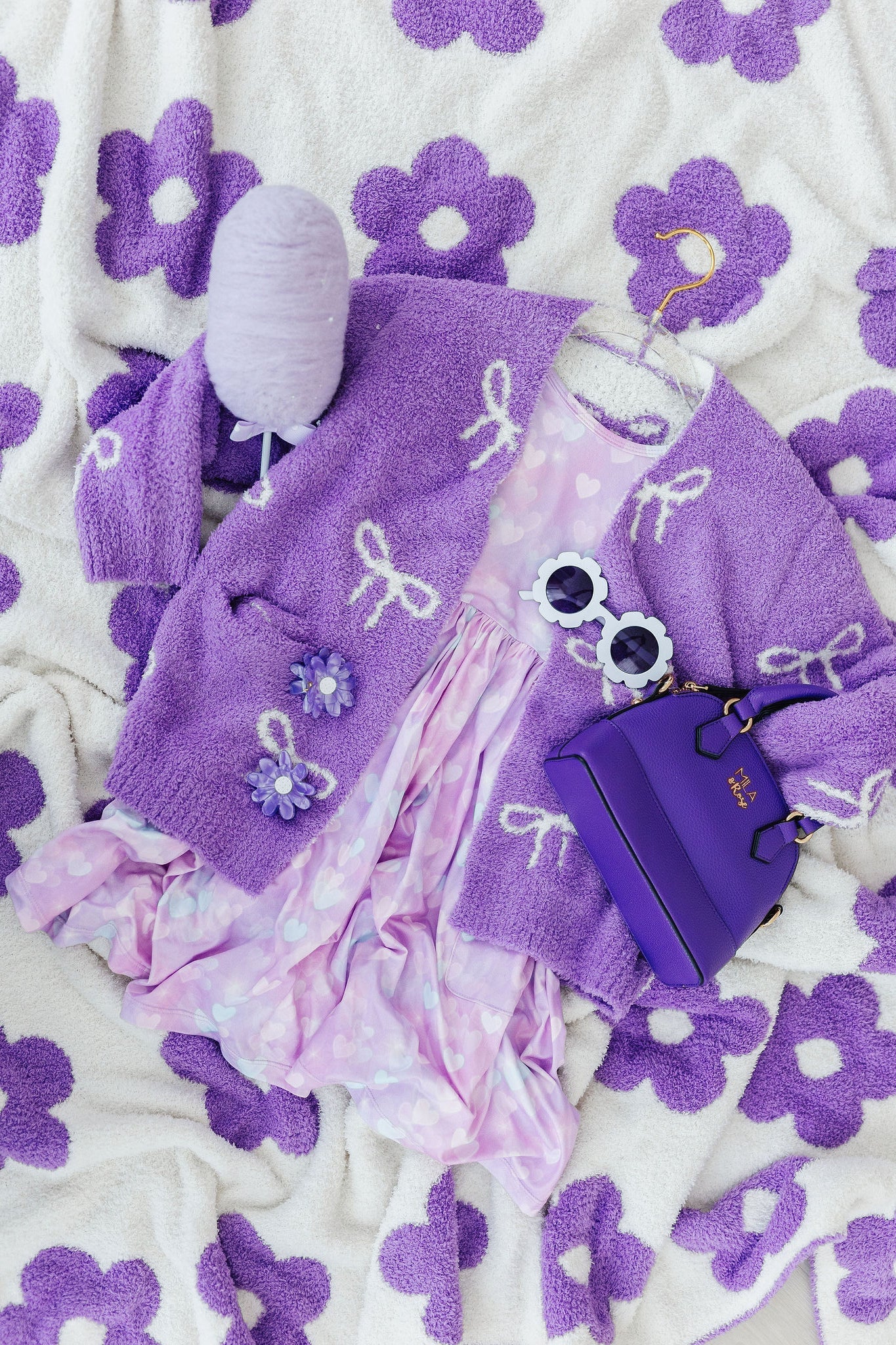 Purple Girl's Crossbody Purse - Aaria Tees Aaria Tees