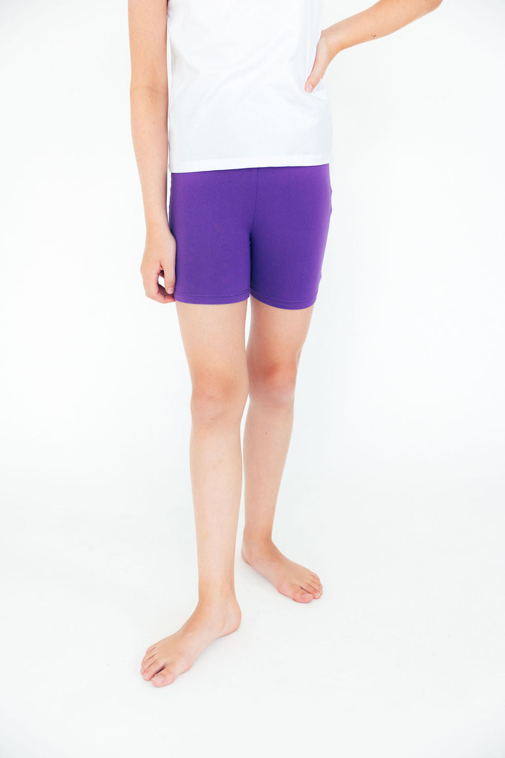 Purple Twirl Shorts - Aaria Tees Aaria Tees