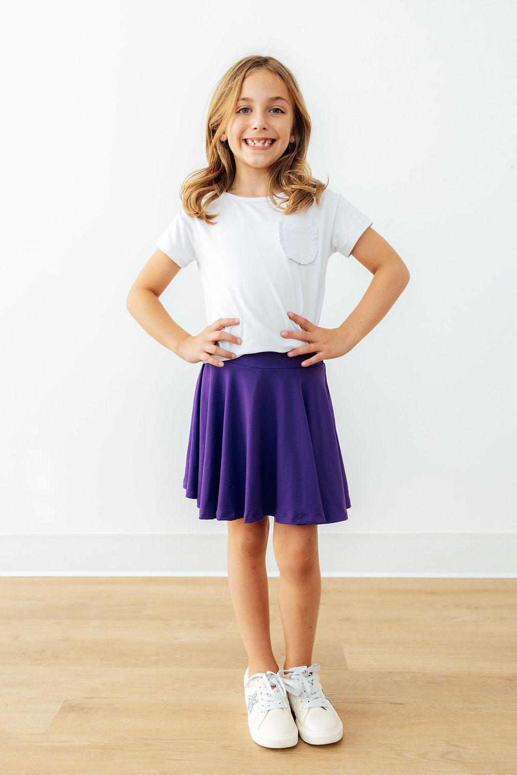 Purple Twirl Skort - Aaria Tees Aaria Tees