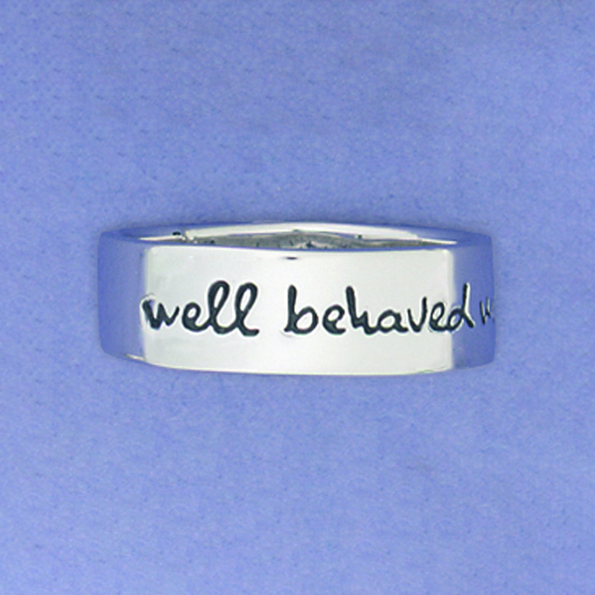Well Behaved Women Sterling Ring - Aaria Tees