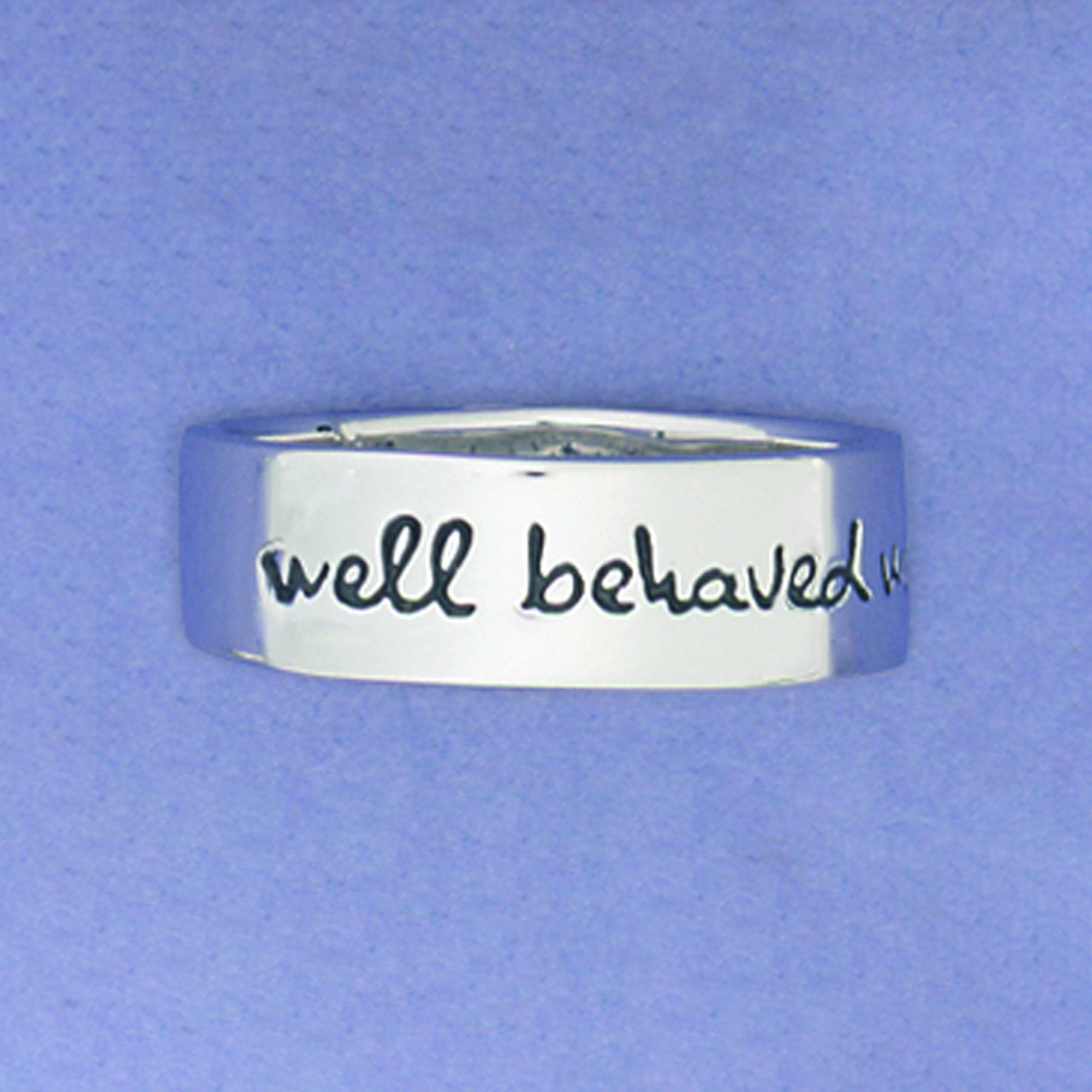 Well Behaved Women Sterling Ring - Aaria Tees Aaria Tees
