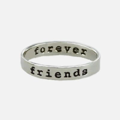 Friends Forever Sterling Silver Ring - Aaria Tees
