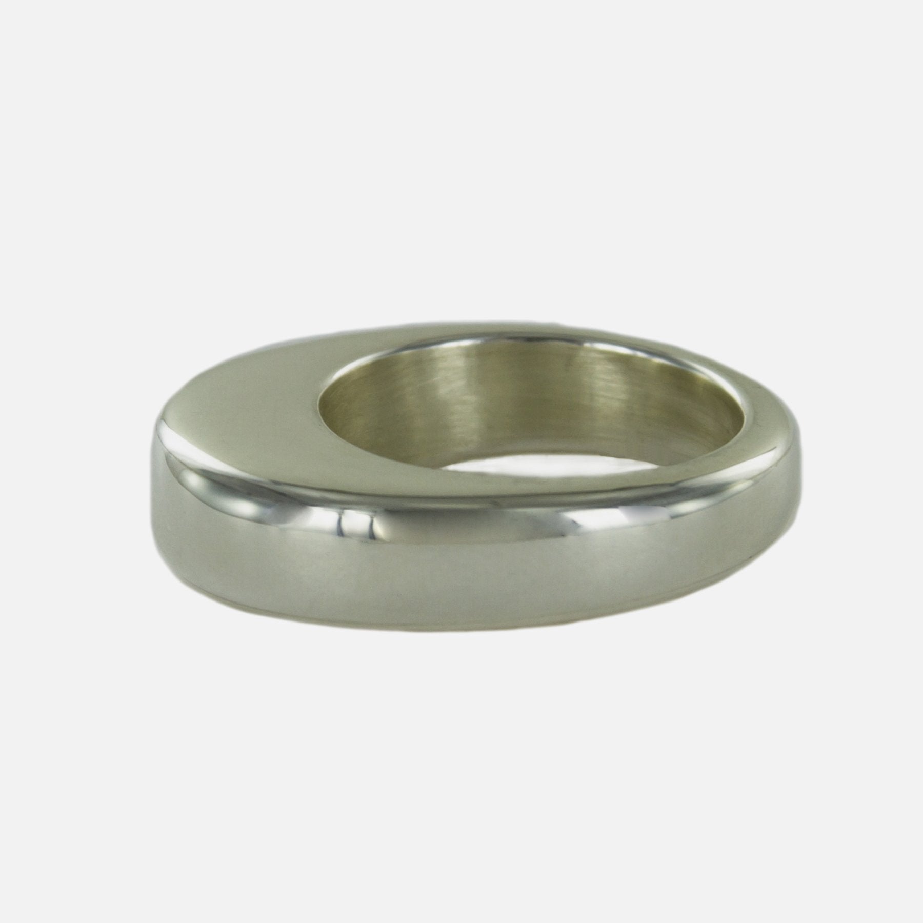 Large Hollow Sterling Silver Ring - Aaria Tees Aaria Tees