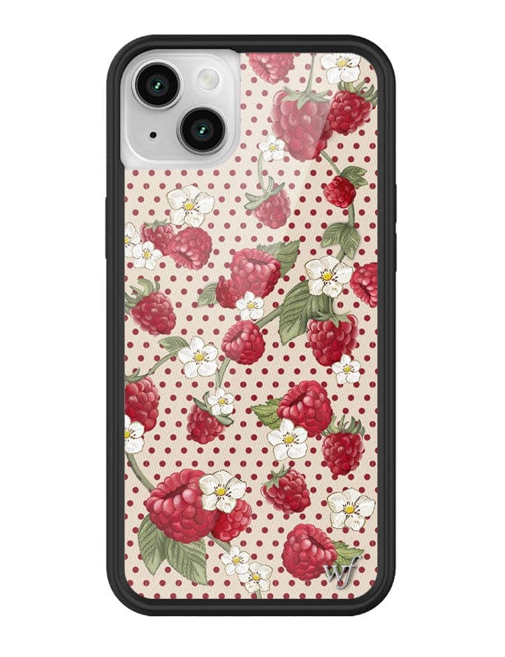 Raspberry Polka Dot iPhone Case - Aaria Tees Aaria Tees