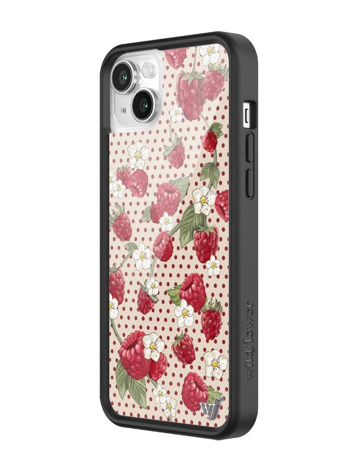 Raspberry Polka Dot iPhone Case - Aaria Tees Aaria Tees