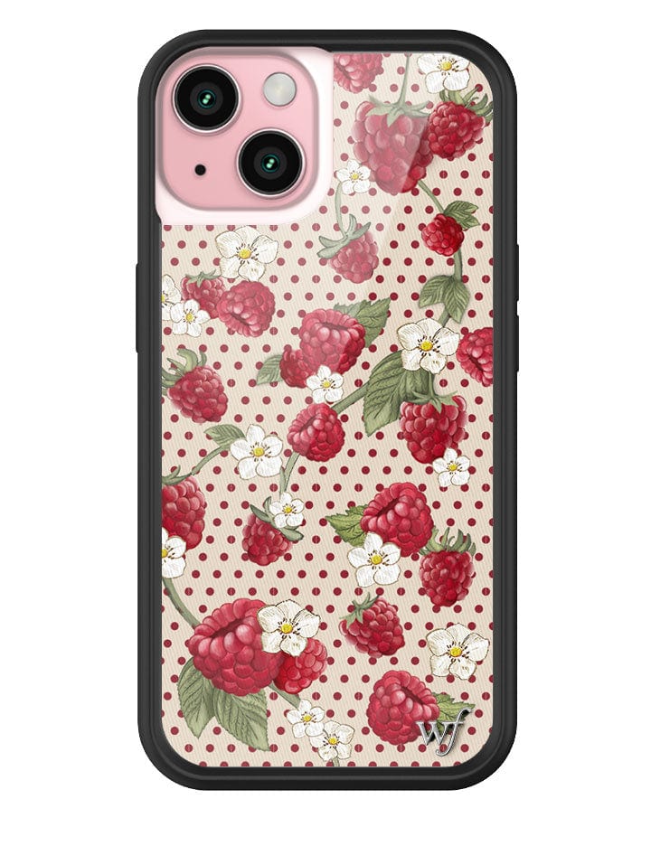 Raspberry Polka Dot iPhone Case - Aaria Tees Aaria Tees