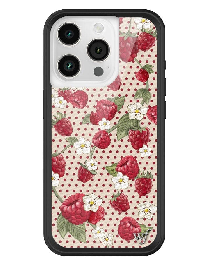 Raspberry Polka Dot iPhone Case - Aaria Tees Aaria Tees