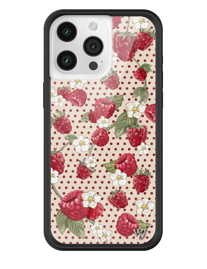 Raspberry Polka Dot iPhone Case - Aaria Tees
