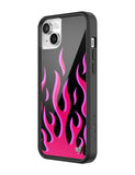 Flames | Black & Red iPhone Case Aaria Tees