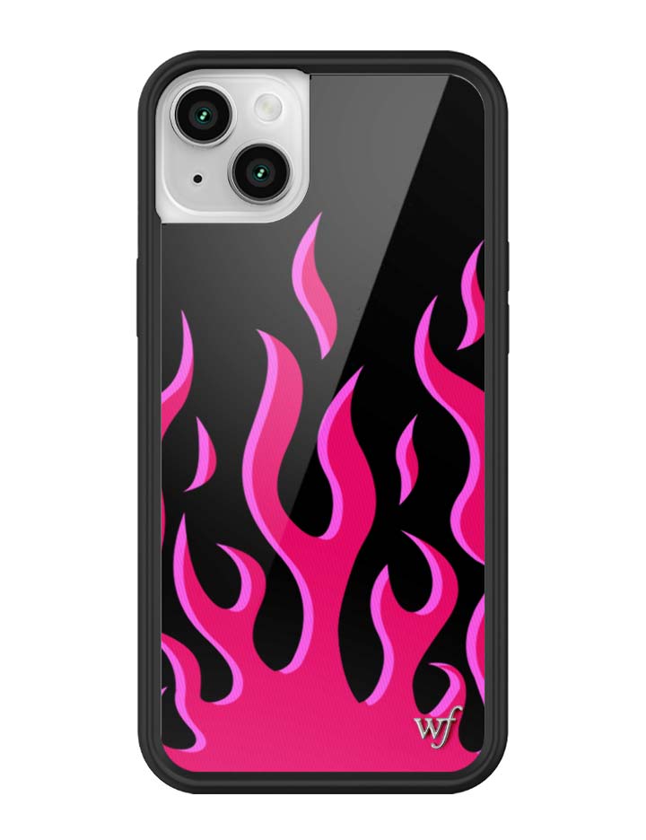 Flames | Black & Red iPhone Case - Aaria Tees Aaria Tees